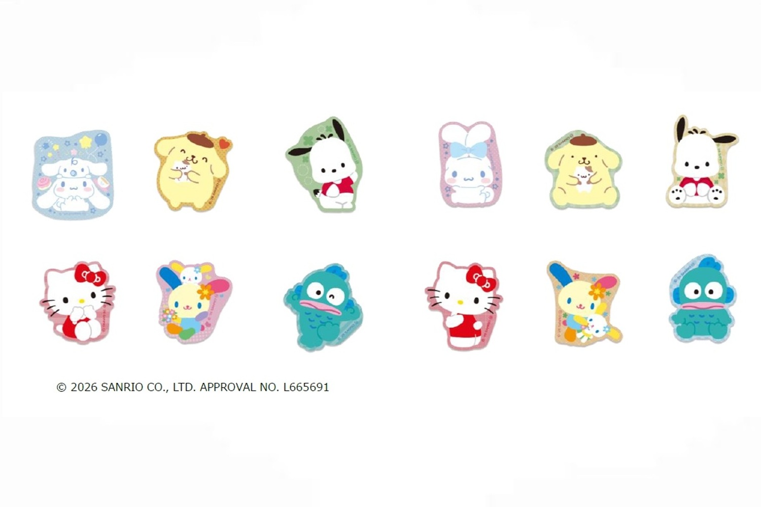 キャラクターダイカット透明シール イメージ