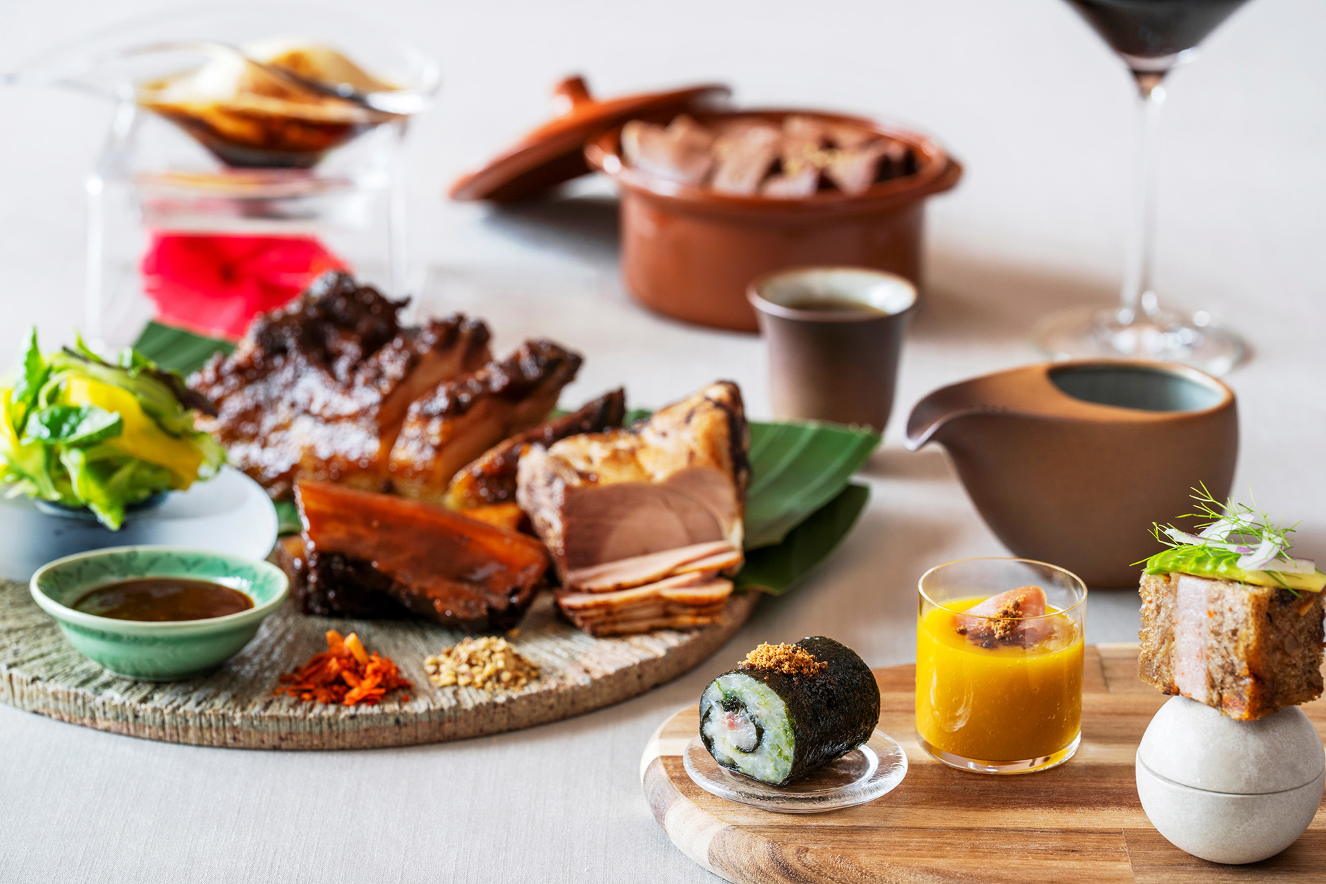 「黒糖ディナーコース」