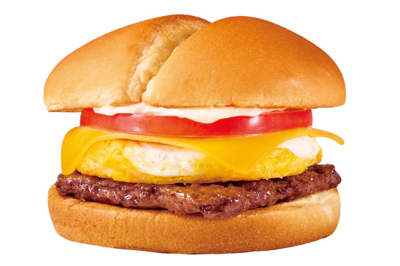 エッグ＆トマトチーズビーフバーガー