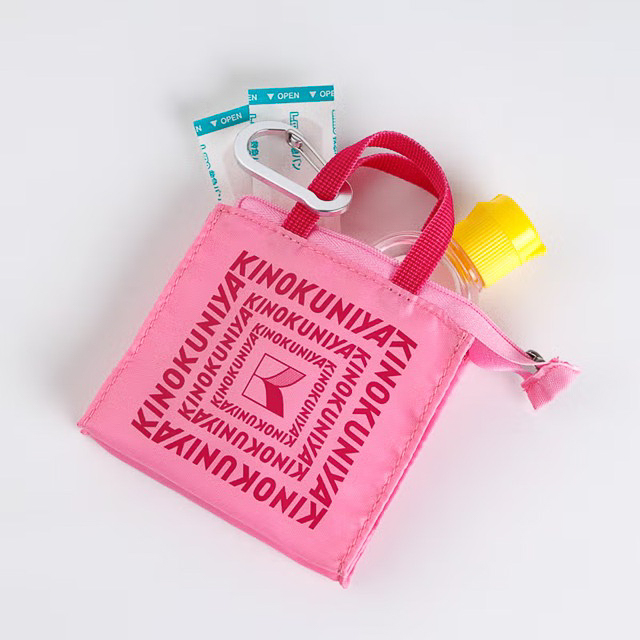 紀ノ国屋 ミニミニバッグ ホットピンク