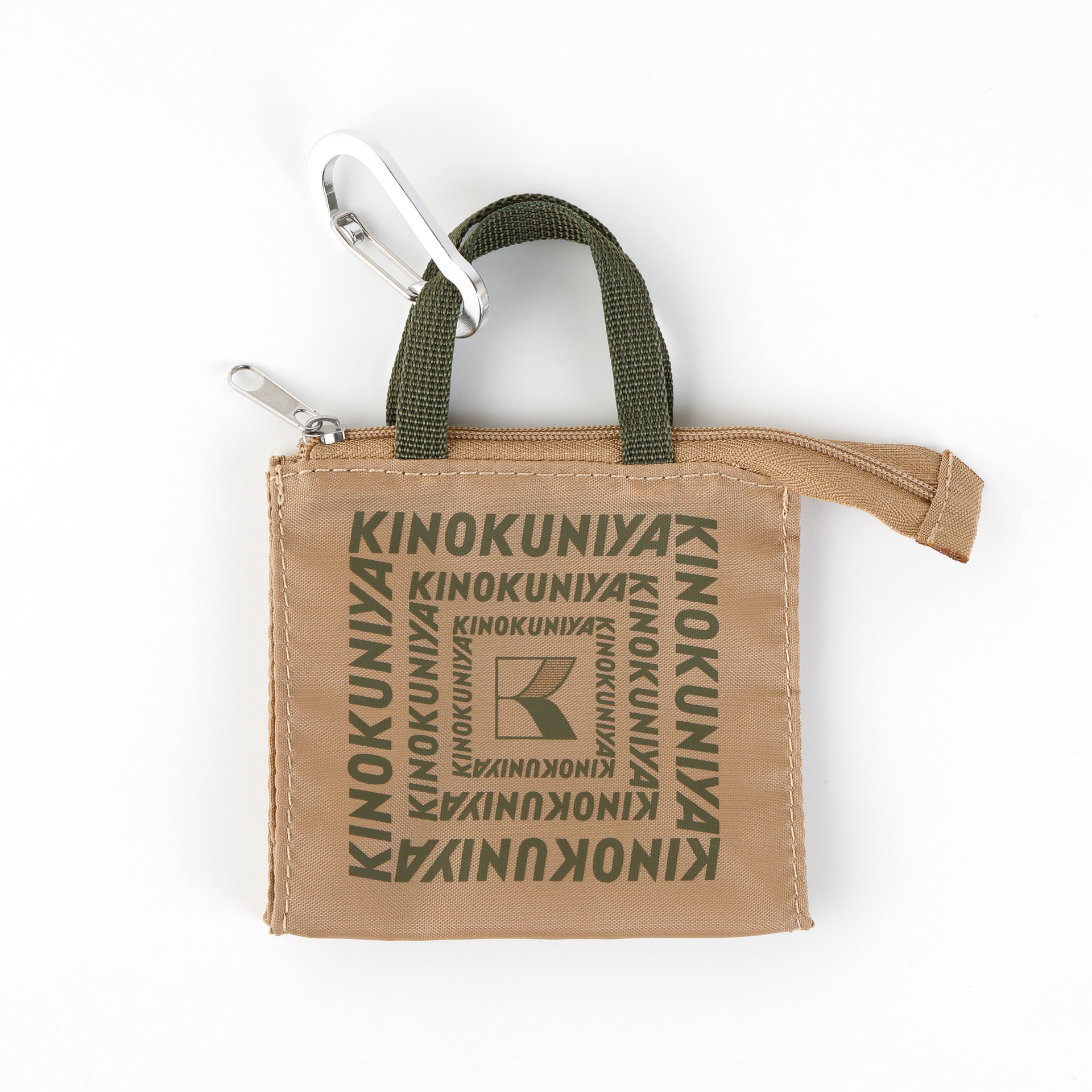 紀ノ国屋 ミニミニバッグ モカ×オリーブ