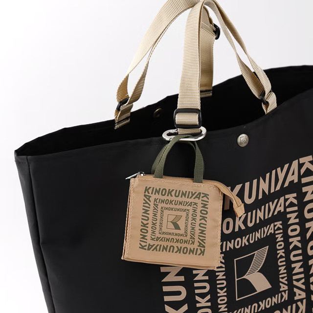 紀ノ国屋 ミニミニバッグ モカ×オリーブ