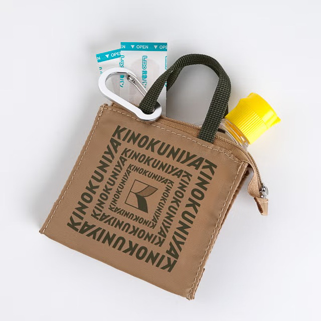 紀ノ国屋 ミニミニバッグ モカ×オリーブ