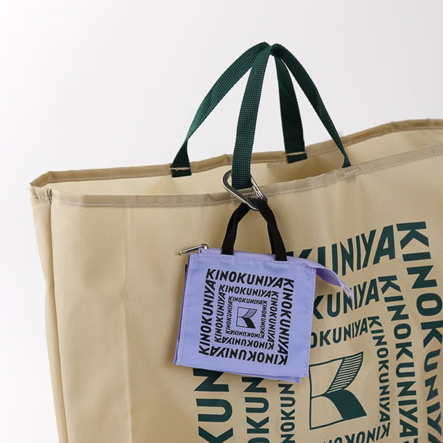 紀ノ国屋 ミニミニバッグ ライラック×ブラック