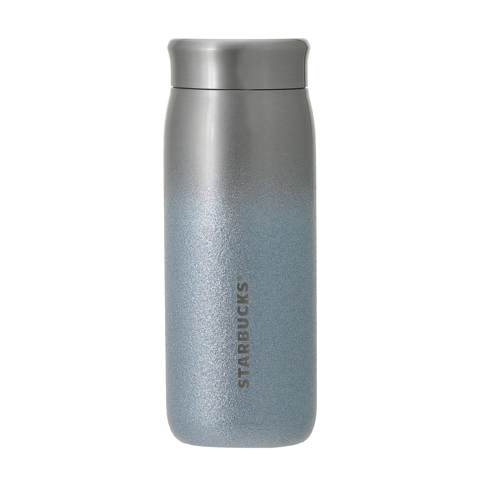 「ステンレスボトルグリッターアイスブルー グラデーション355ml」（4600円）