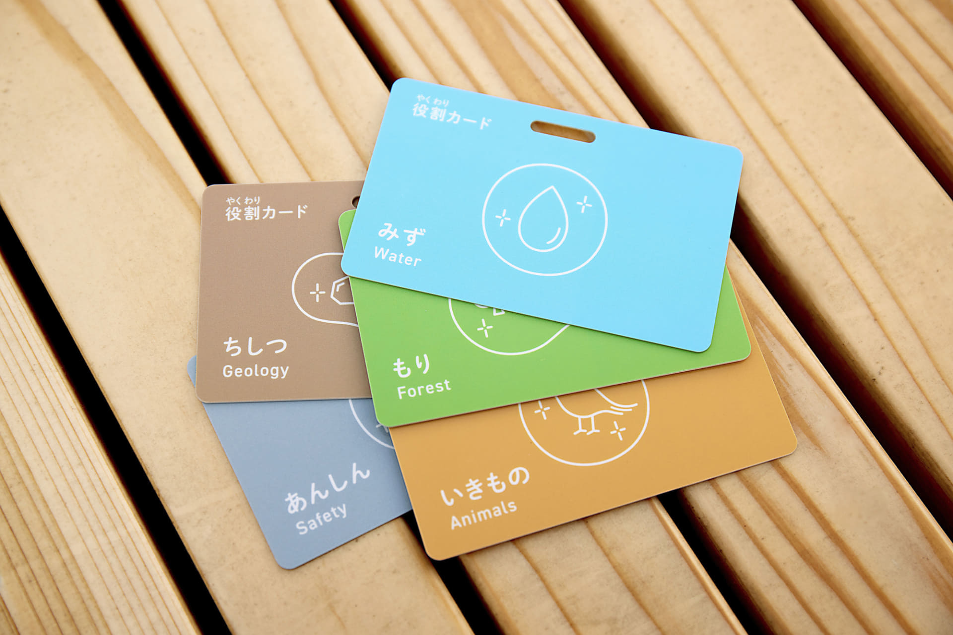 参加者一人ずつに配られる「役割カード」