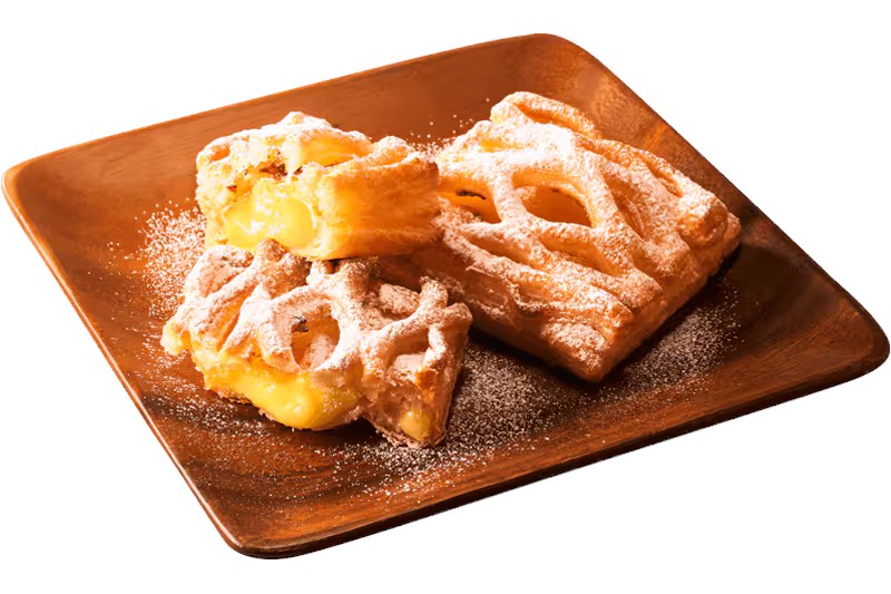 焼きたてカスタードパイ