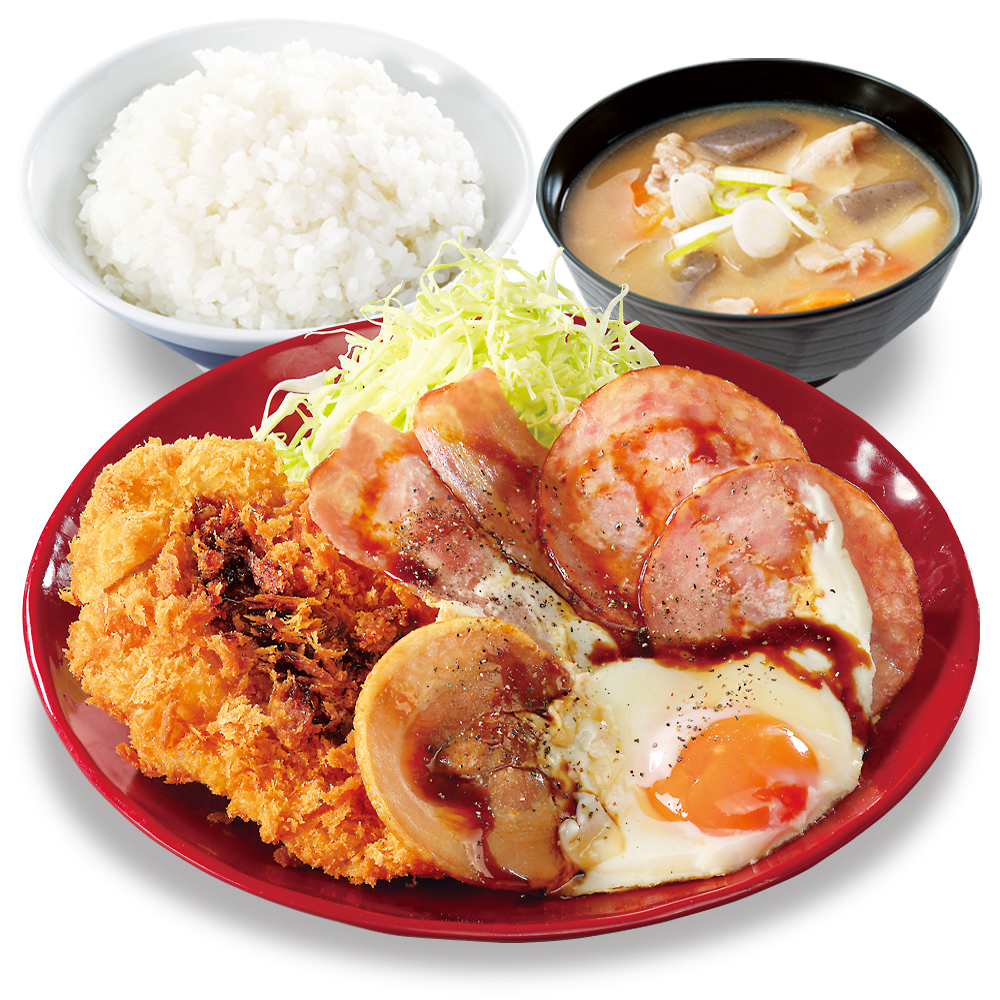 「ウルトラエッグカツ定食」（通常店舗 1089円/券売機店舗 1090円）