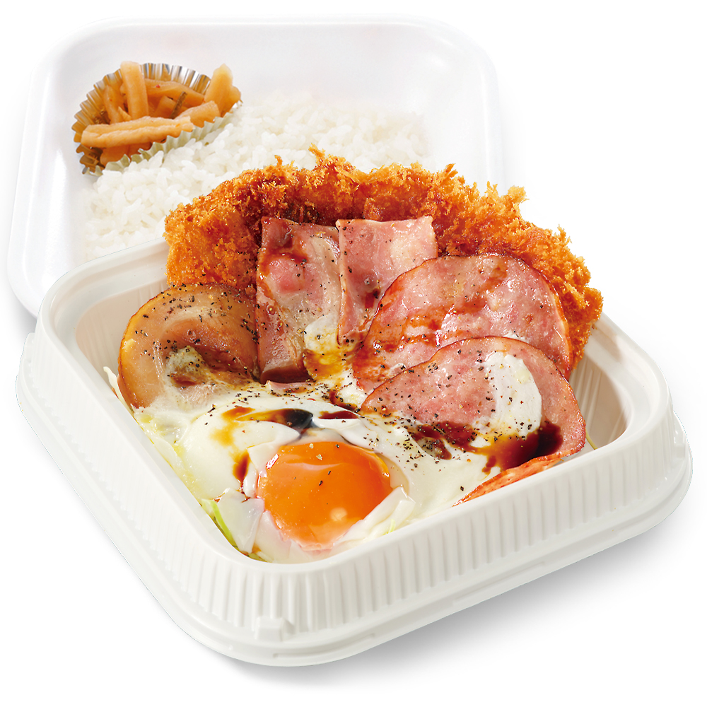 「ウルトラエッグカツ弁当」（通常店舗 1069円/券売機店舗 1090円）