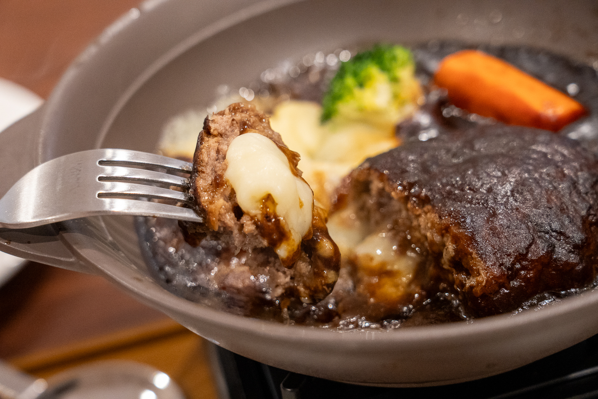 マッシュポテトと一緒に