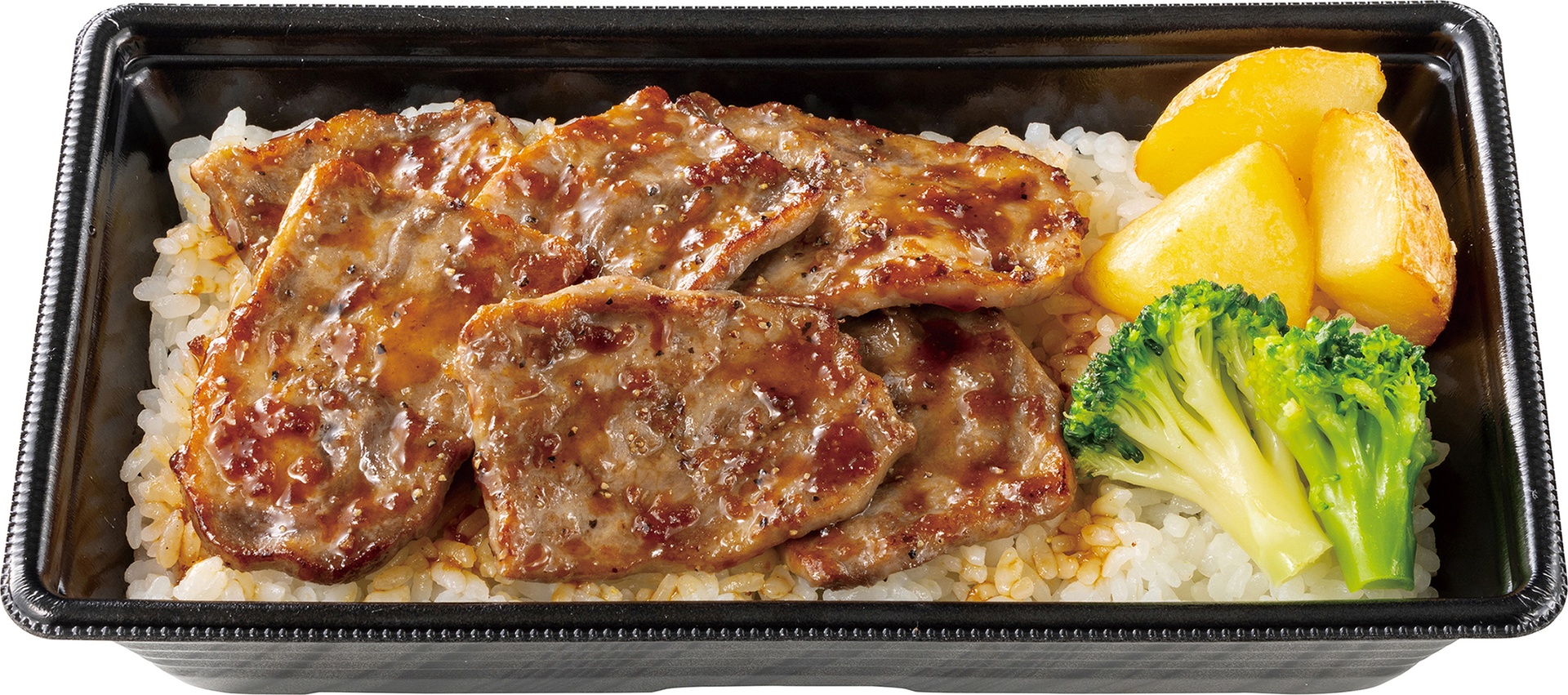 ほっともっとの「贅沢を味わう 新・ビーフカットステーキ重」