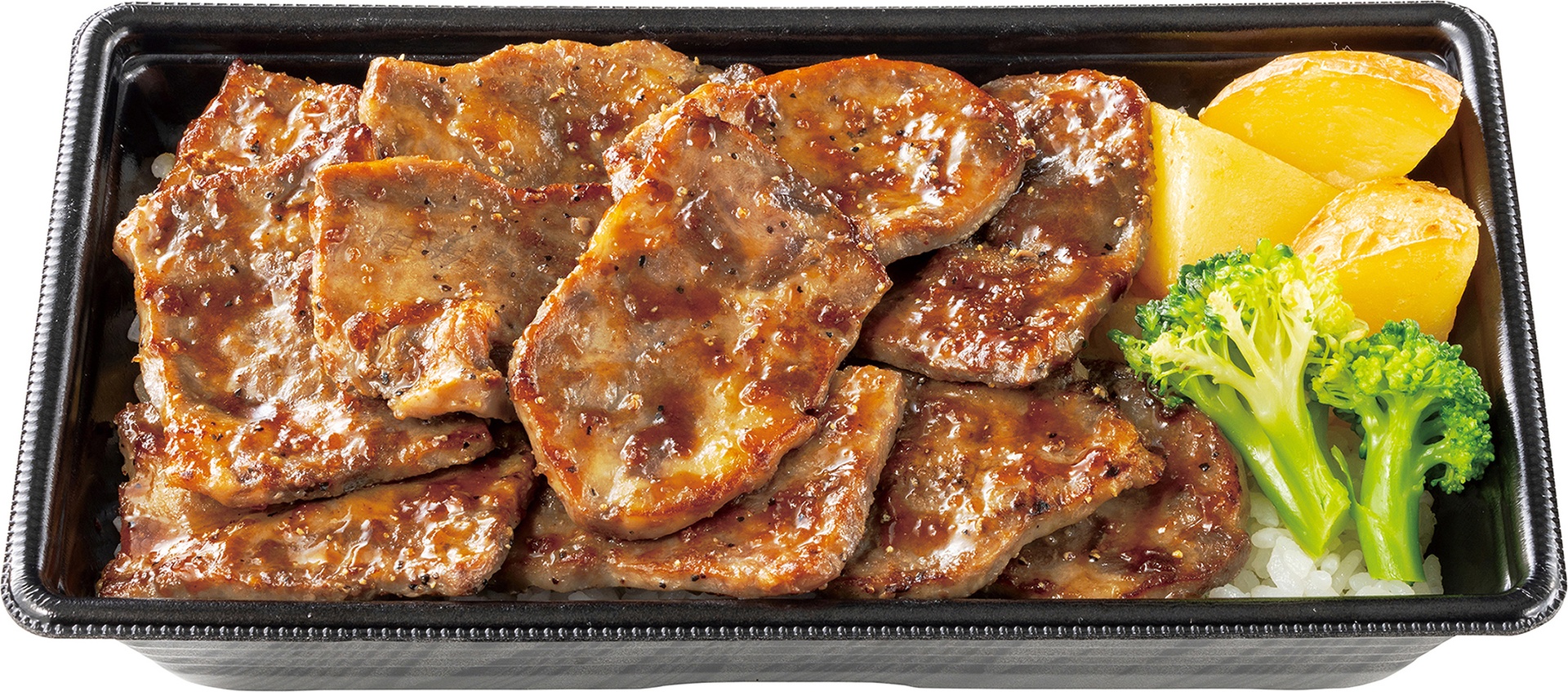 贅沢を味わう 新・Wビーフカットステーキ重（肉2倍）