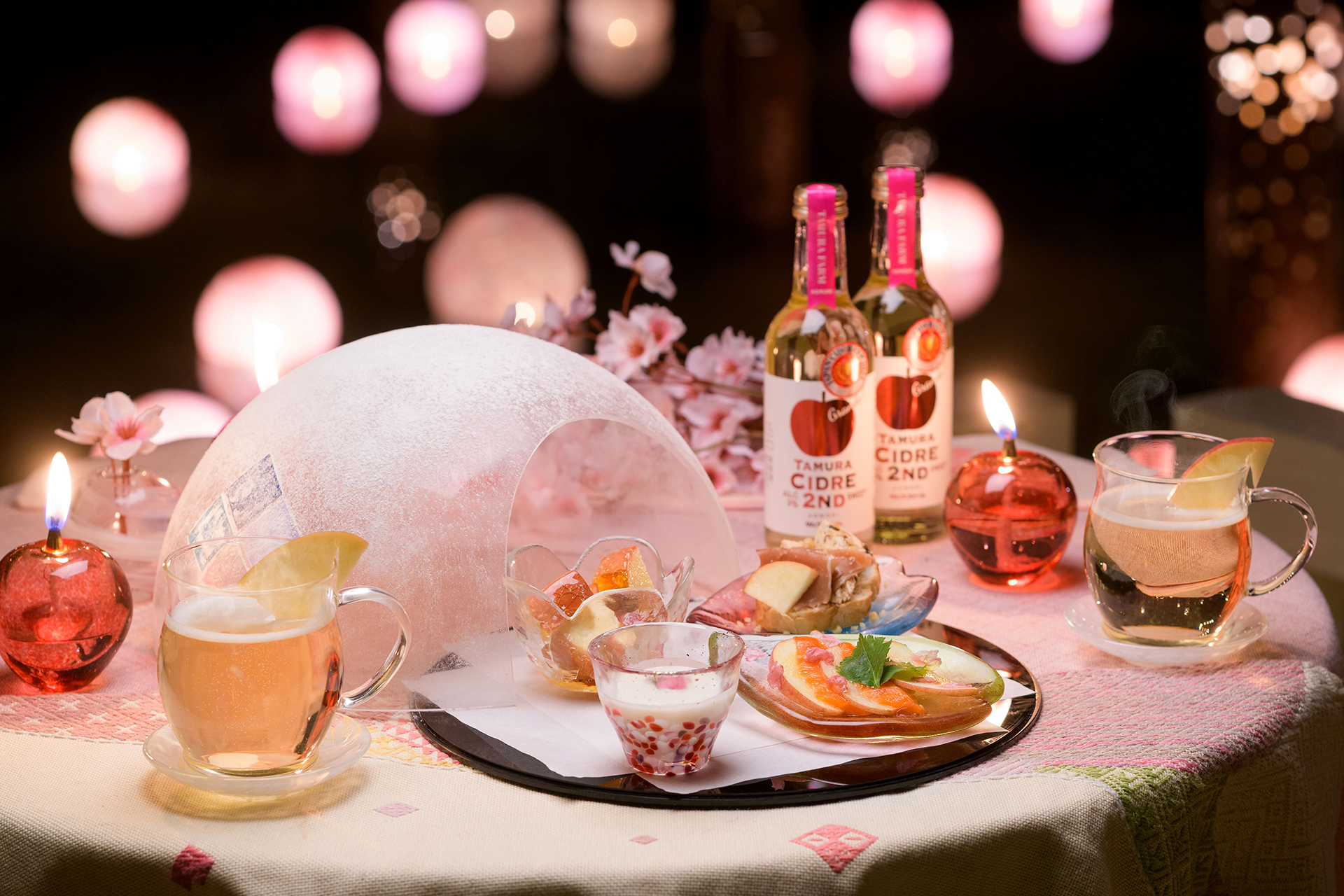 界 津軽「春待ち桜あかりテラス」