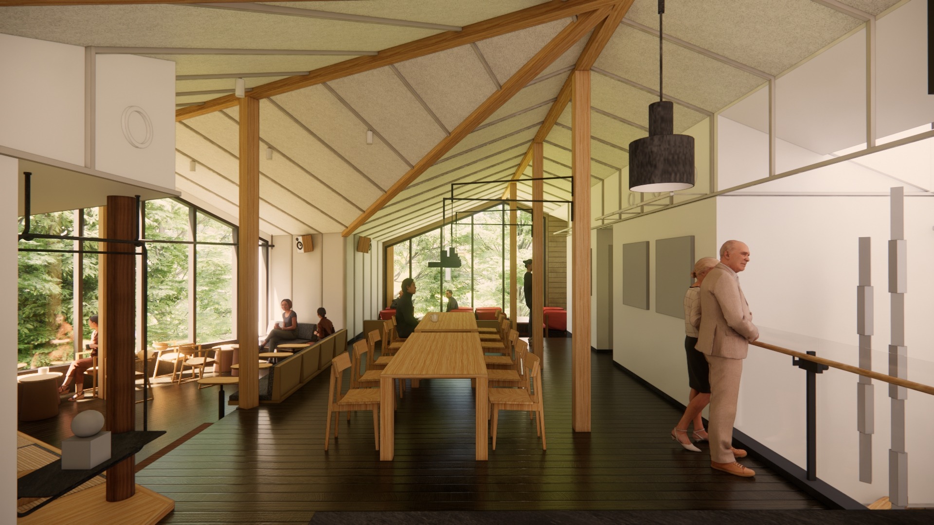 店内2階フロアのイメージ