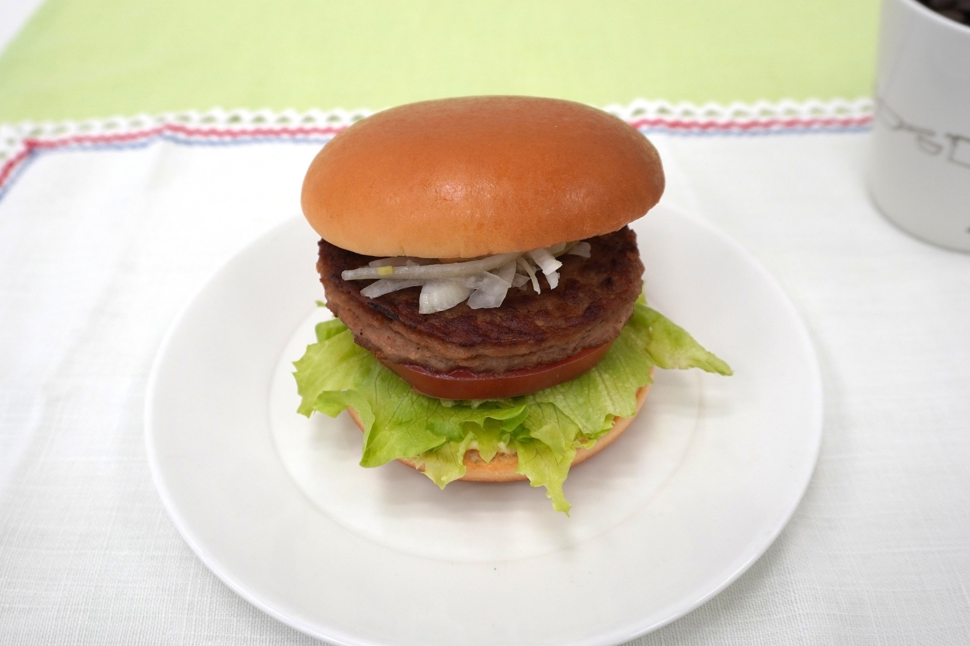 朝の野菜バーガー ～オーロラソース～