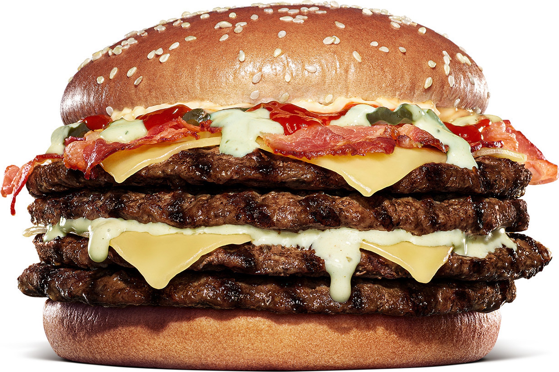 バーガーキングの「アルファキング・イエティ ザ・ワンパウンダー」