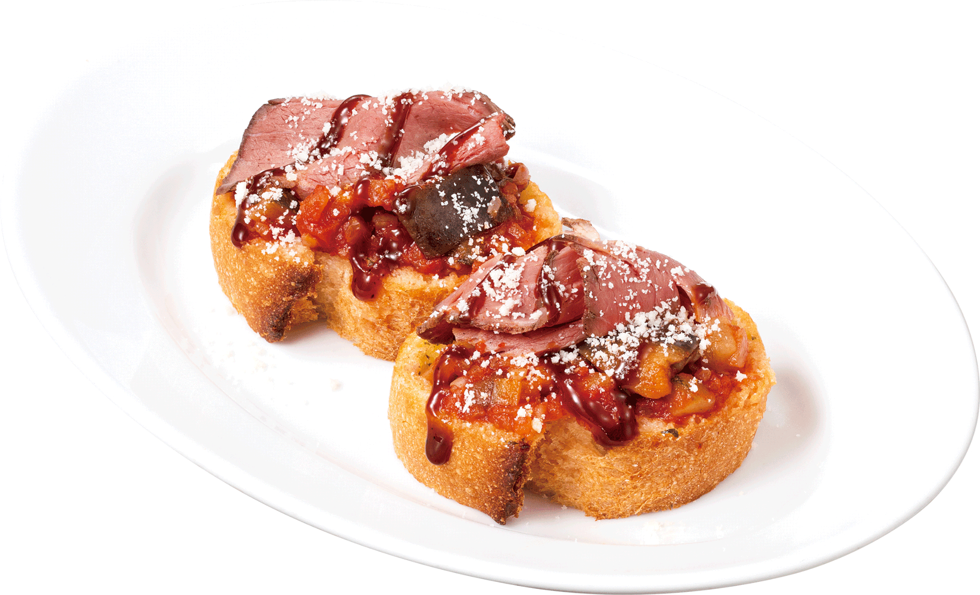 ローストビーフのブルスケッタ