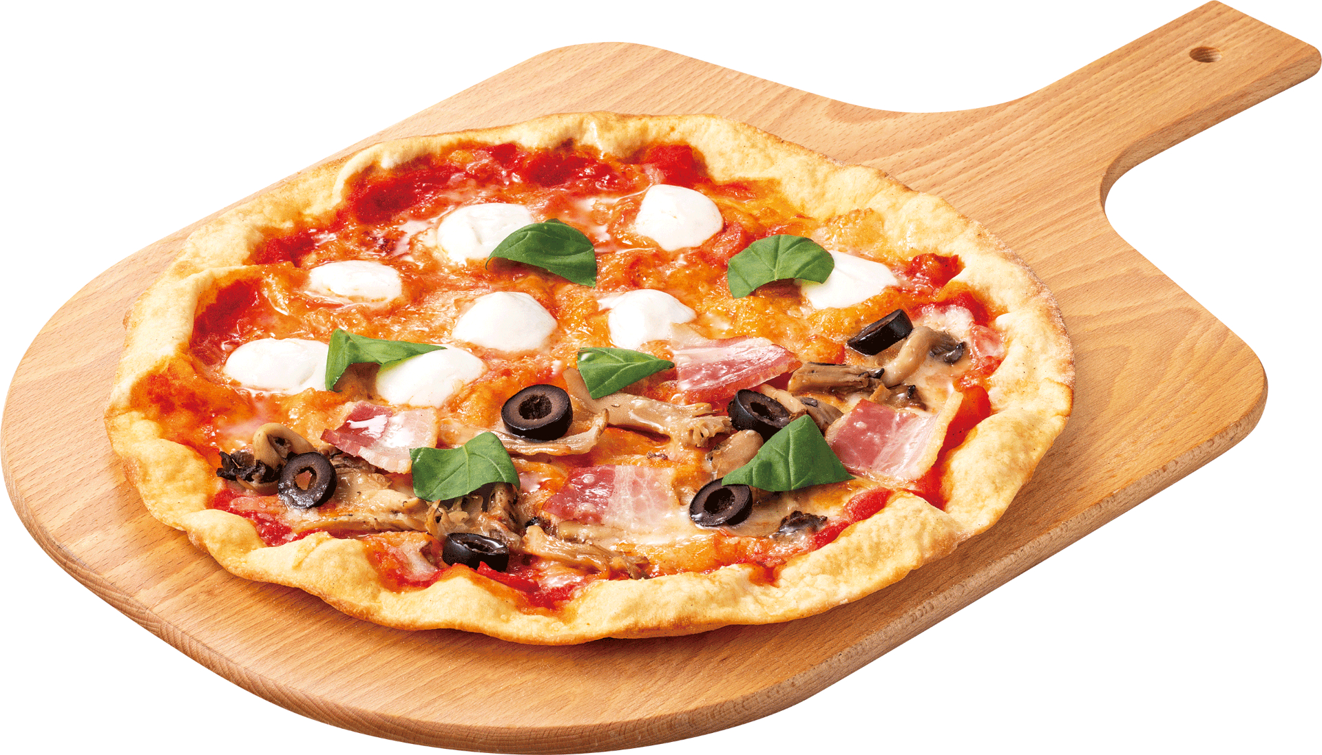 ピッツァ・ハーフ＆ハーフ プレミアムマルゲリータ＆ボスカイオーラ