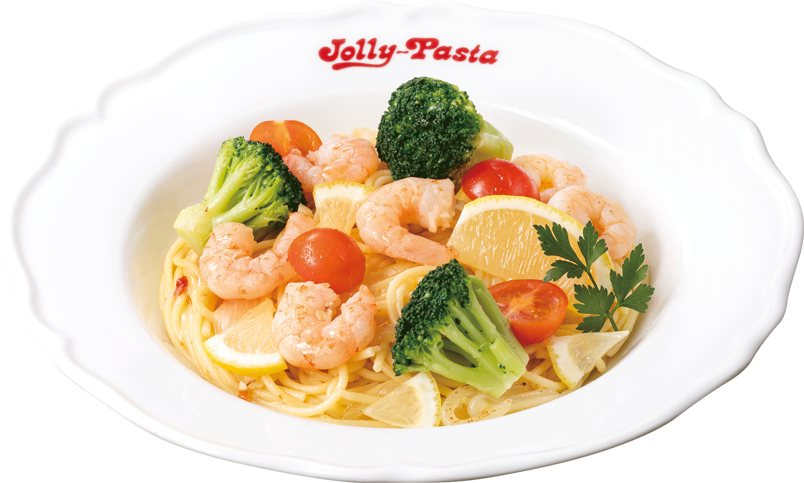 エビとブロッコリーのペペロンチーノ～レモンバター風味～