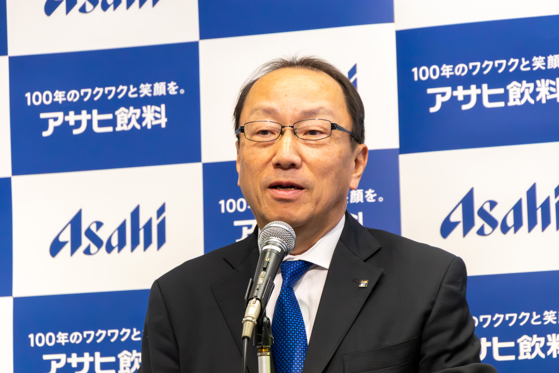 アサヒ飲料株式会社 代表取締役社長 米女太一氏