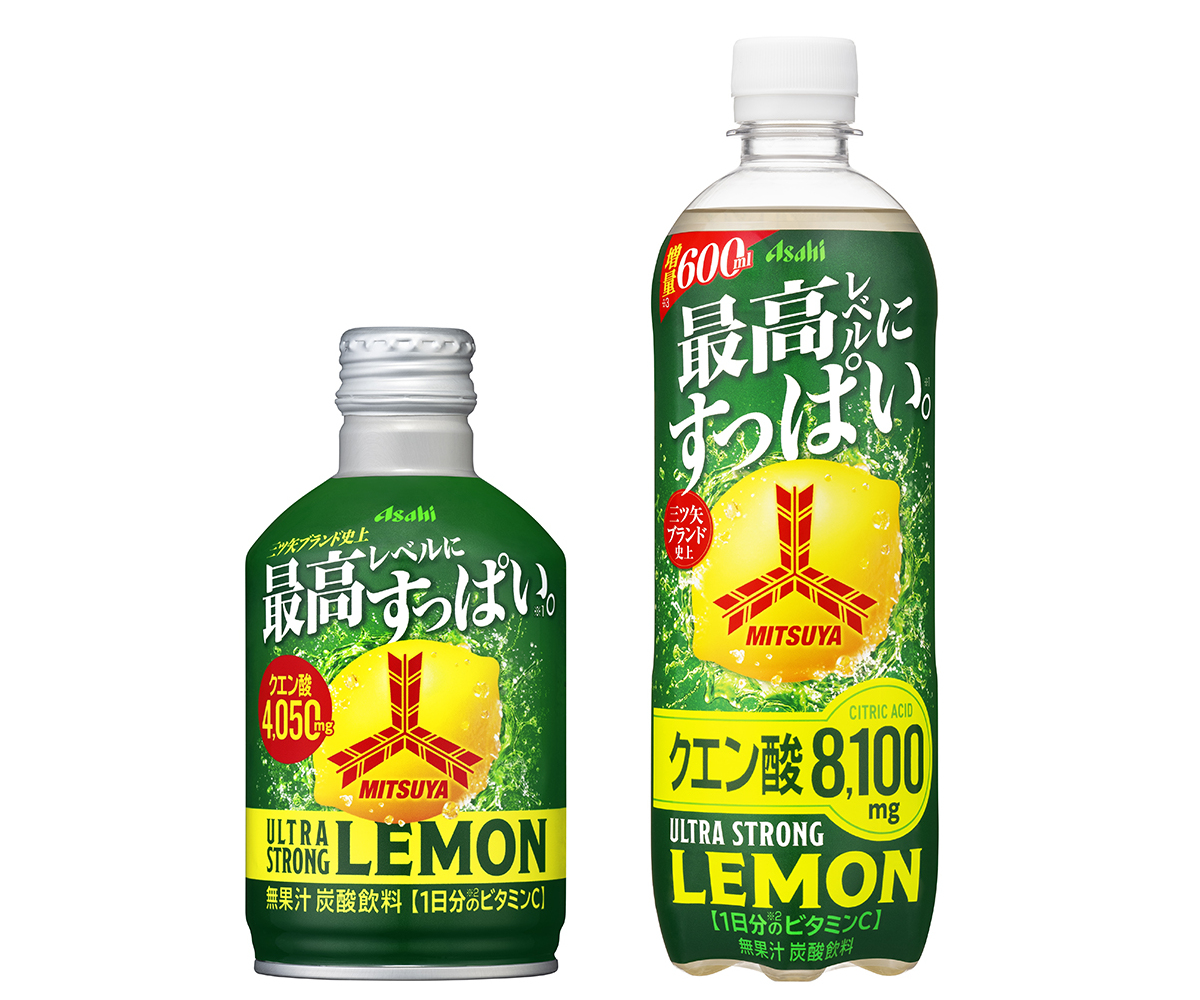 アサヒ飲料「三ツ矢ウルトラストロングレモン」