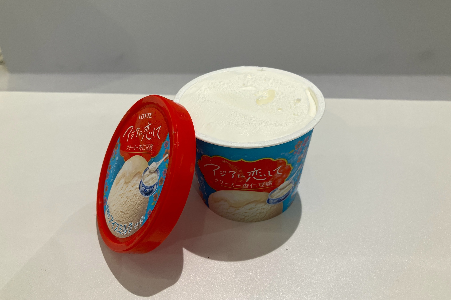 試食で提供されたアジアに恋して クリーミー杏仁豆腐