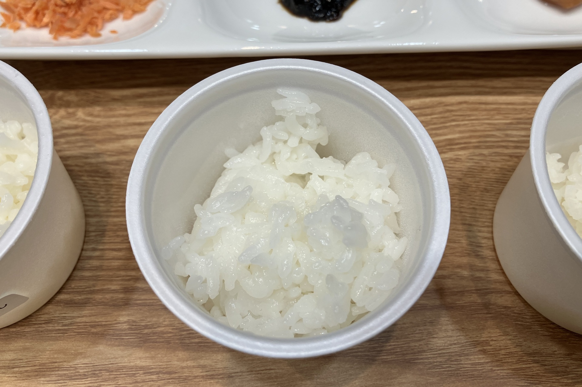 試食用のパックごはん