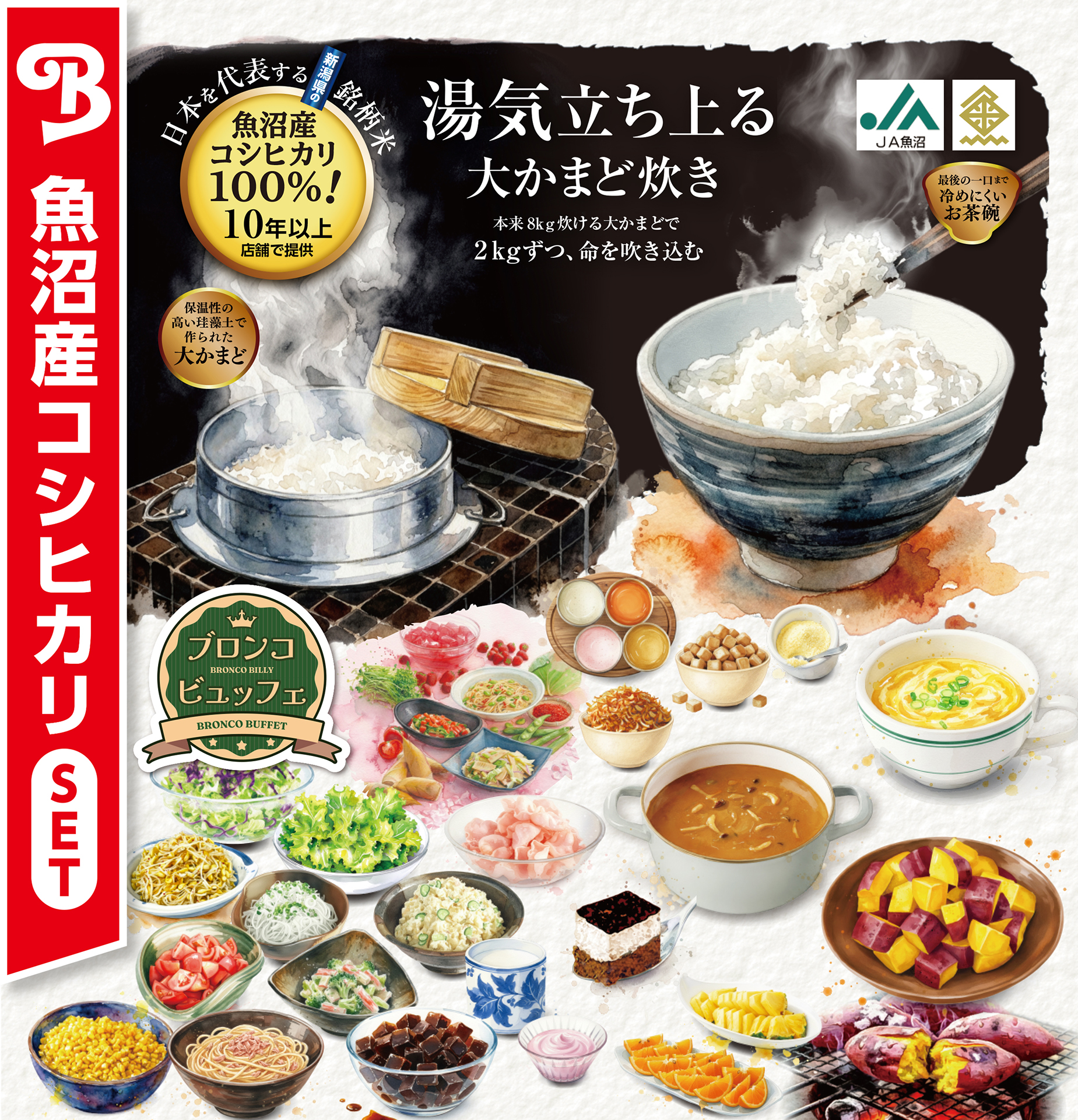 「魚沼産コシヒカリセット」