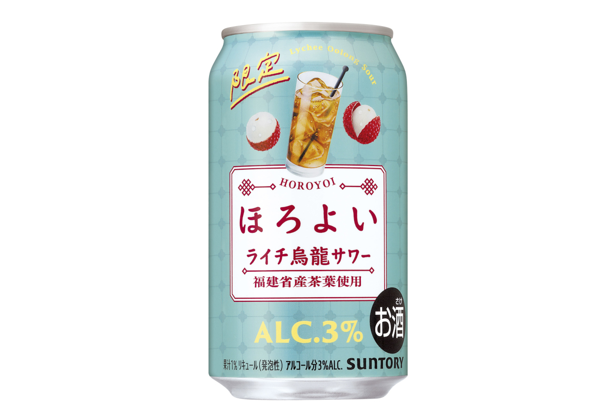 サントリー「ほろよい〈ライチ烏龍サワー〉」