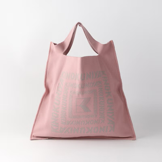 紀ノ国屋 KNT365コラボバッグ totty ピンク×グレージュ