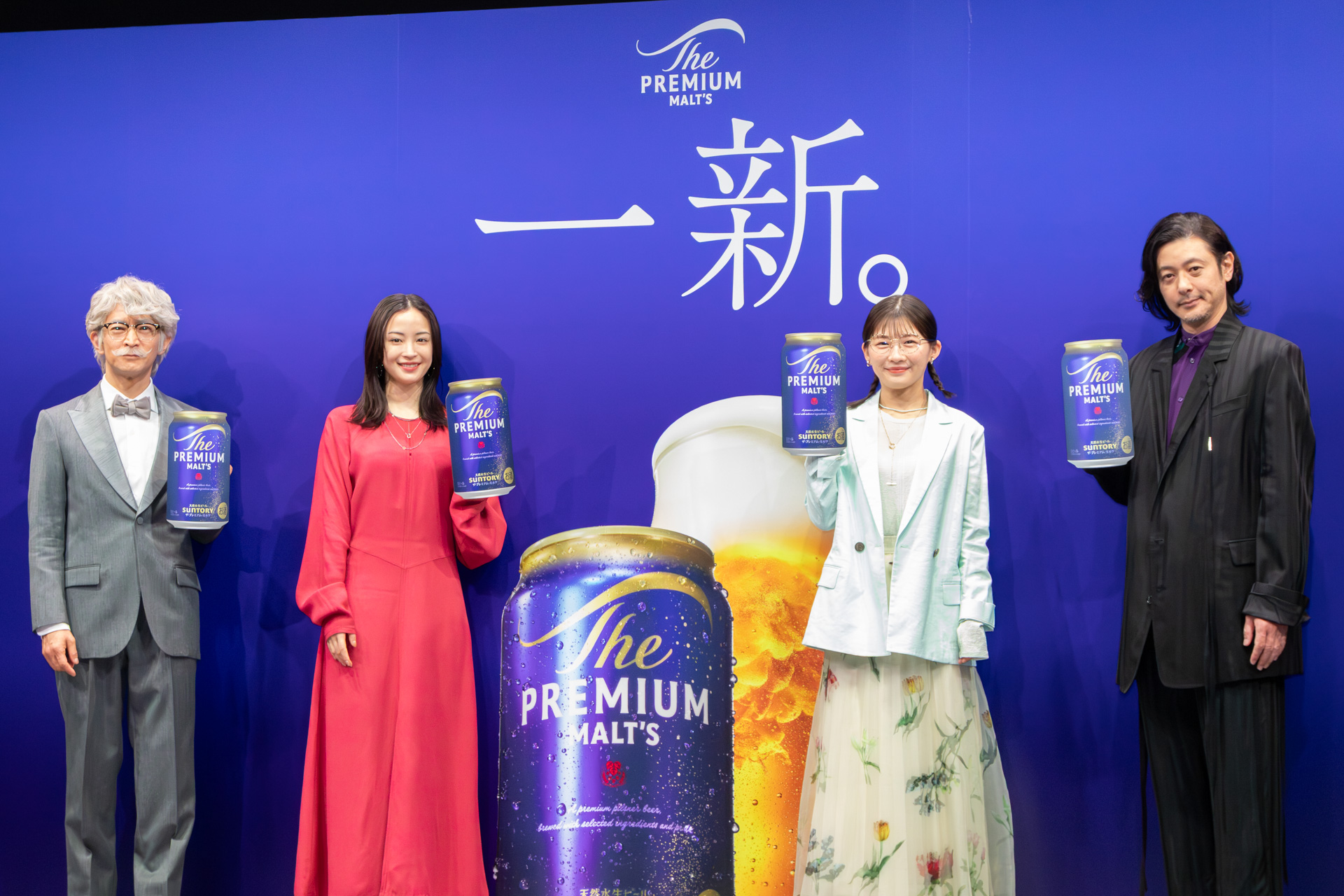 サントリー「ザ・プレミアム・モルツ」新CMを発表