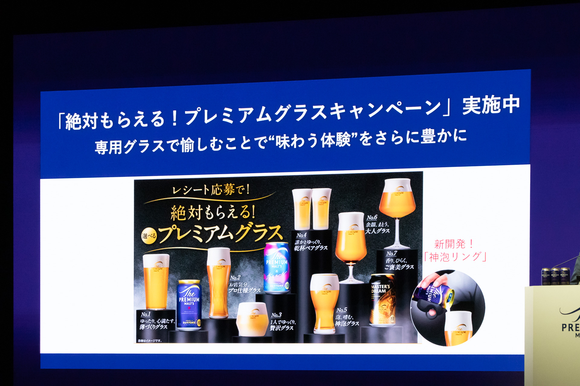 プレミアムグラスがもらえるキャンペーン