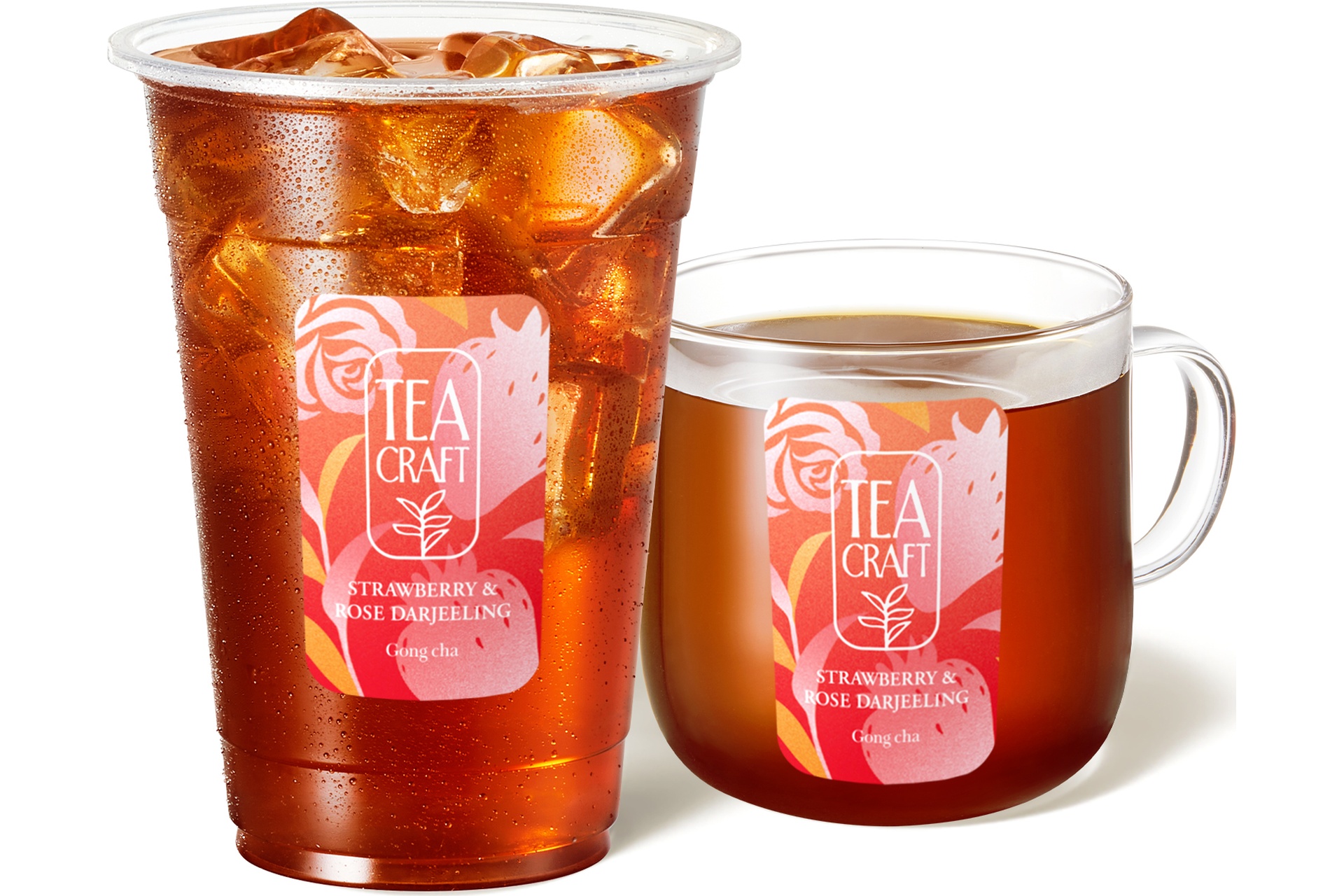 ストロベリー＆ローズ ダージリンティー（ICED/HOT）