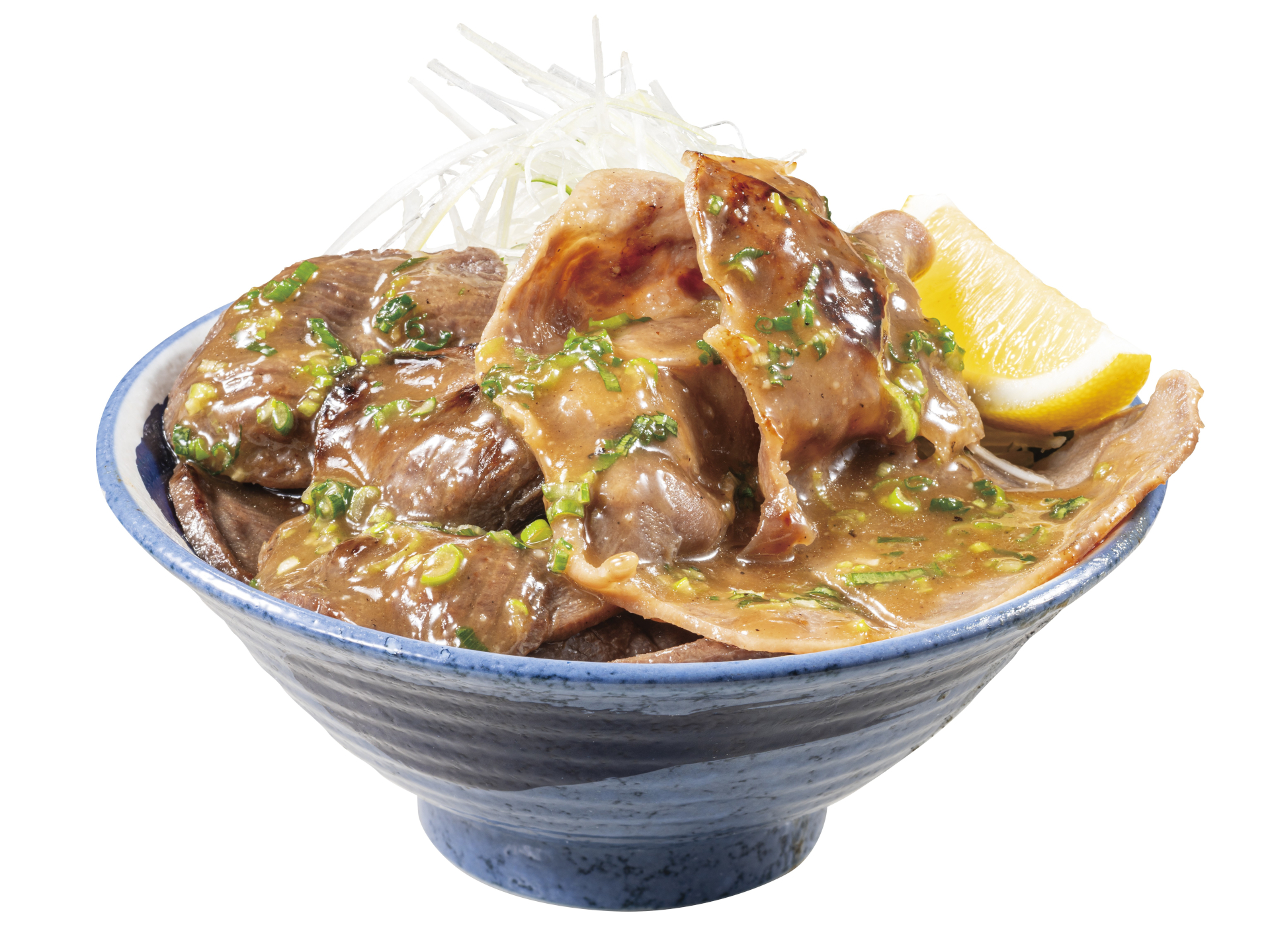 「牛豚タン丼（さっぱりネギ塩）」（979円）
