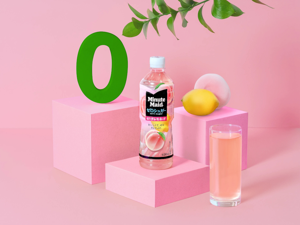 コカ･コーラ「ミニッツメイド ゼロシュガー ピーチレモネード」