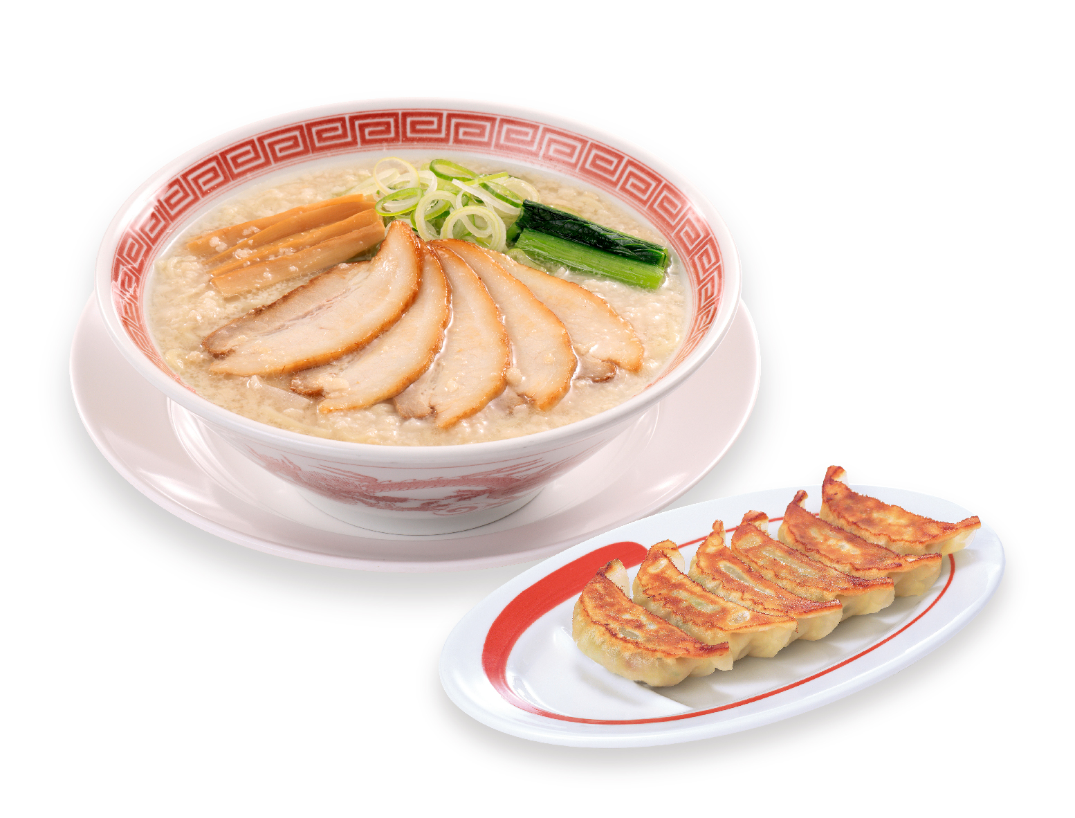 「塩とんこつらーめん餃子セット」（1060円）
