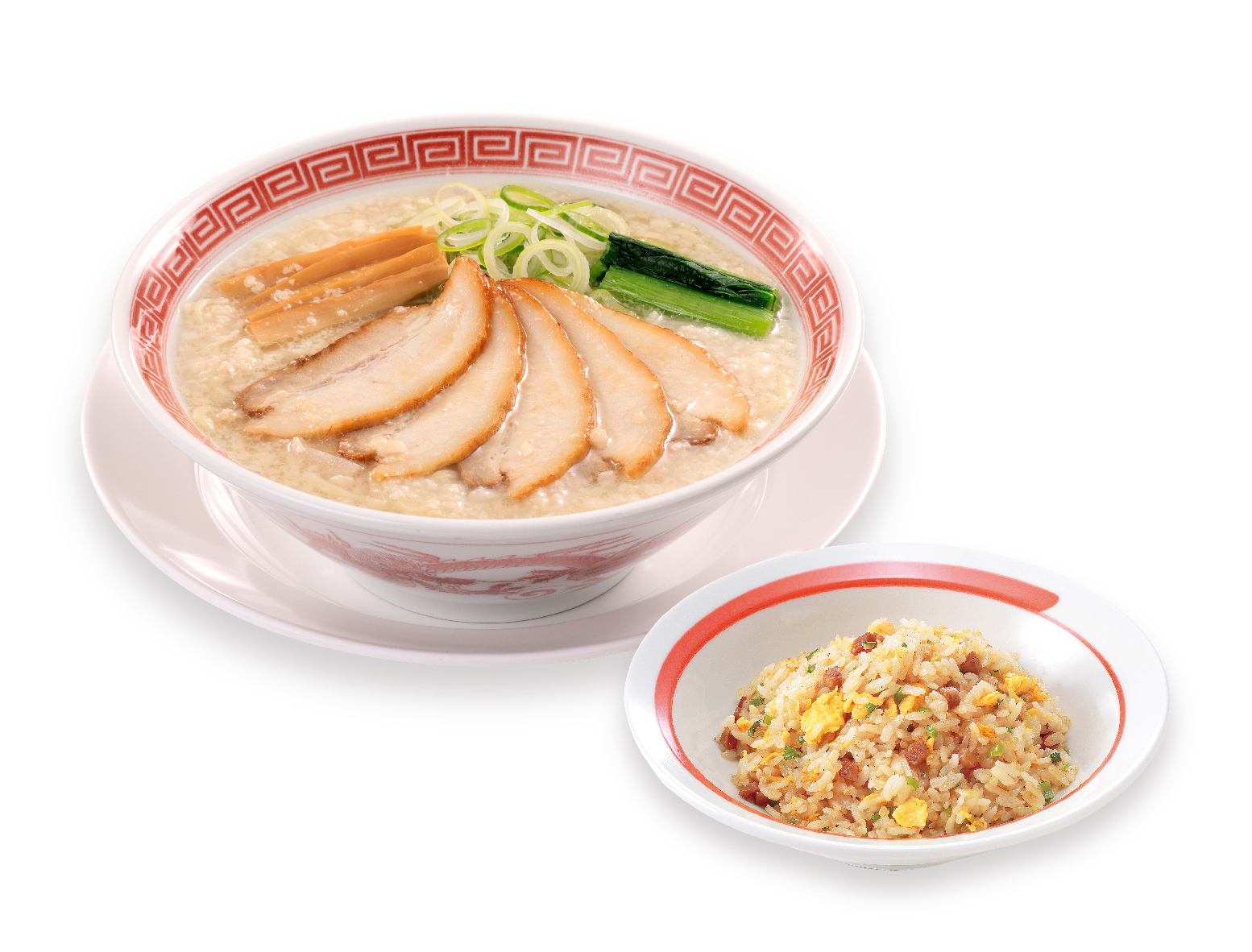 「塩とんこつらーめんチャーハンセット」（1160円）