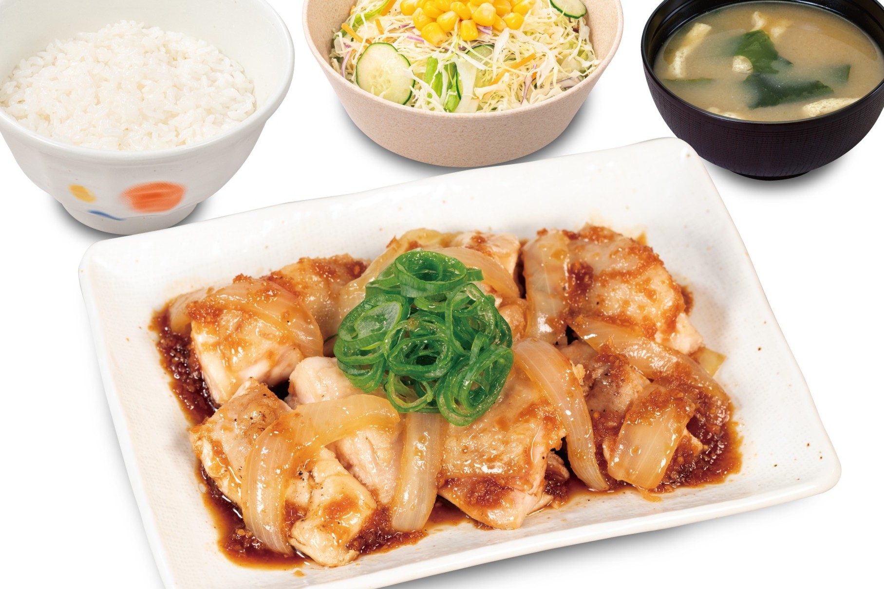 松屋の「鶏のバター醤油炒め定食」