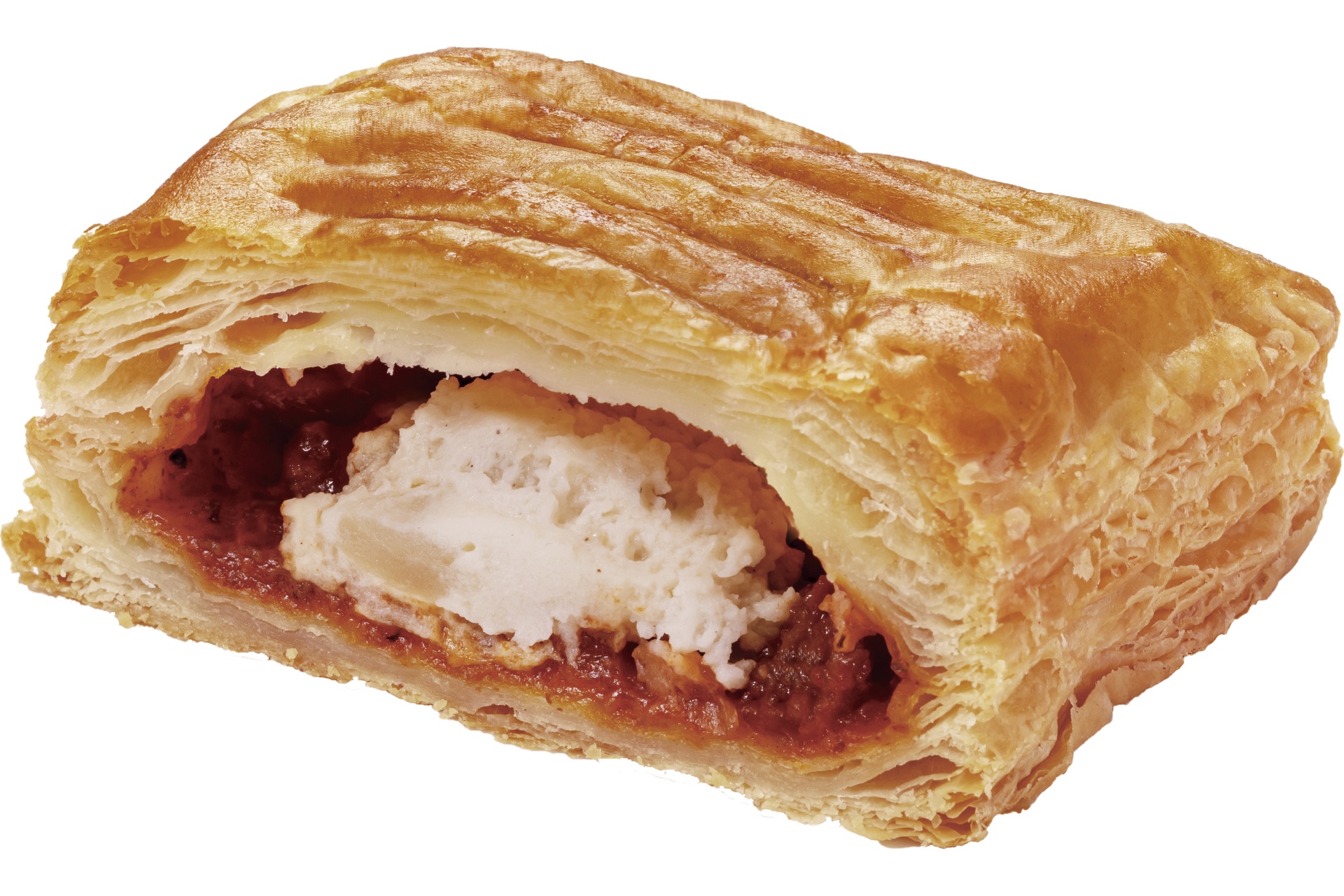 ミートソースとマッシュポテトパイ