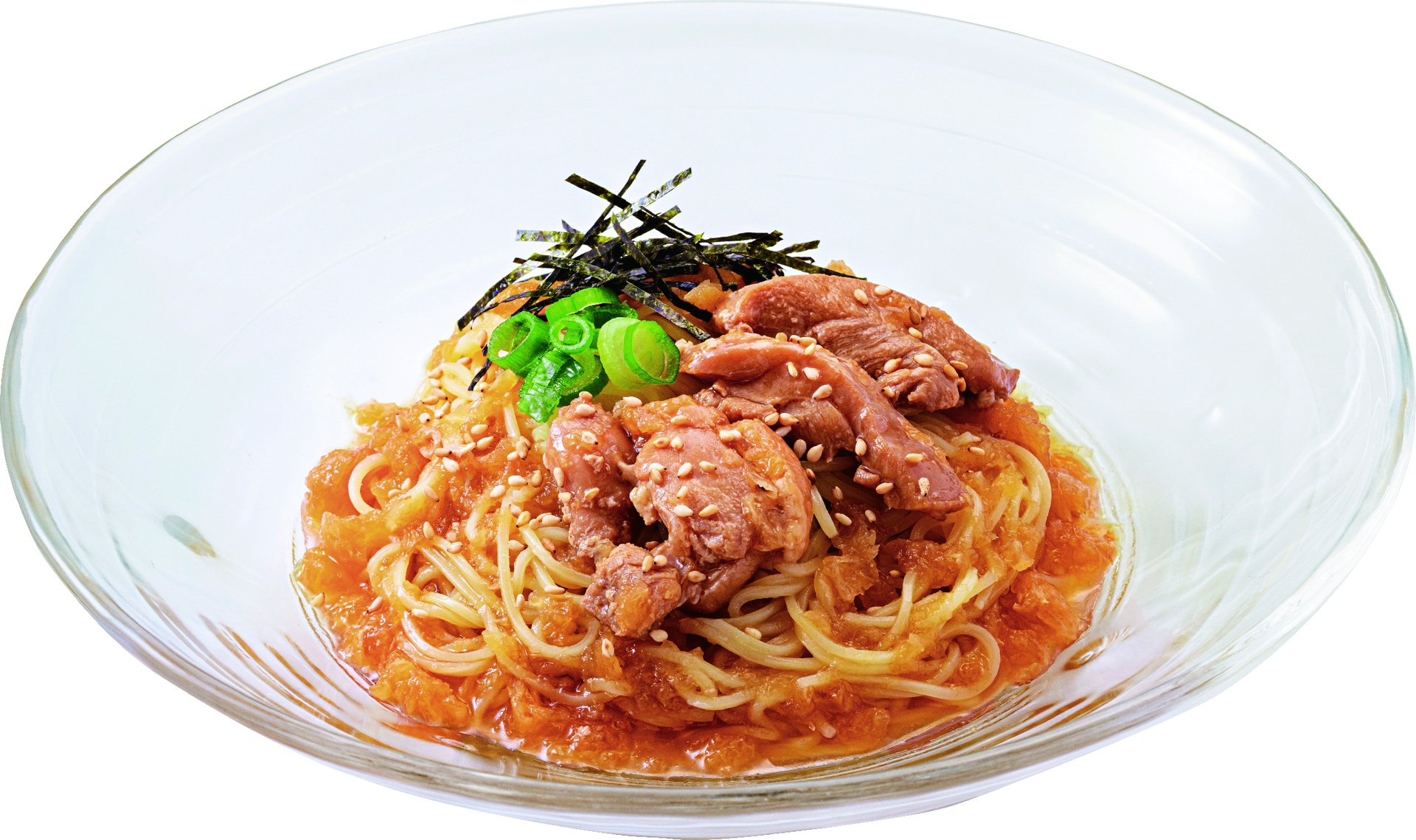 かぼす香る鶏みぞれ涼風麺