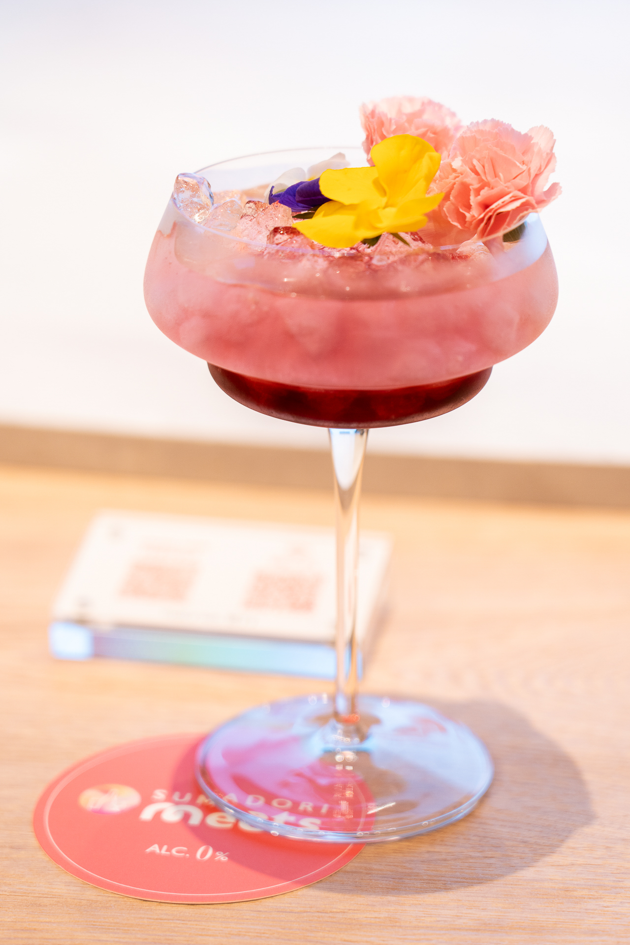 完成したオリジナルカクテル