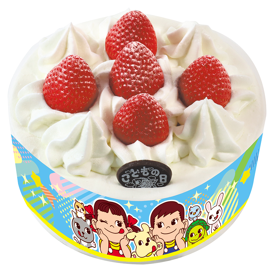 「ペコちゃんポコちゃんの日 苺のショートケーキ」（4780円）