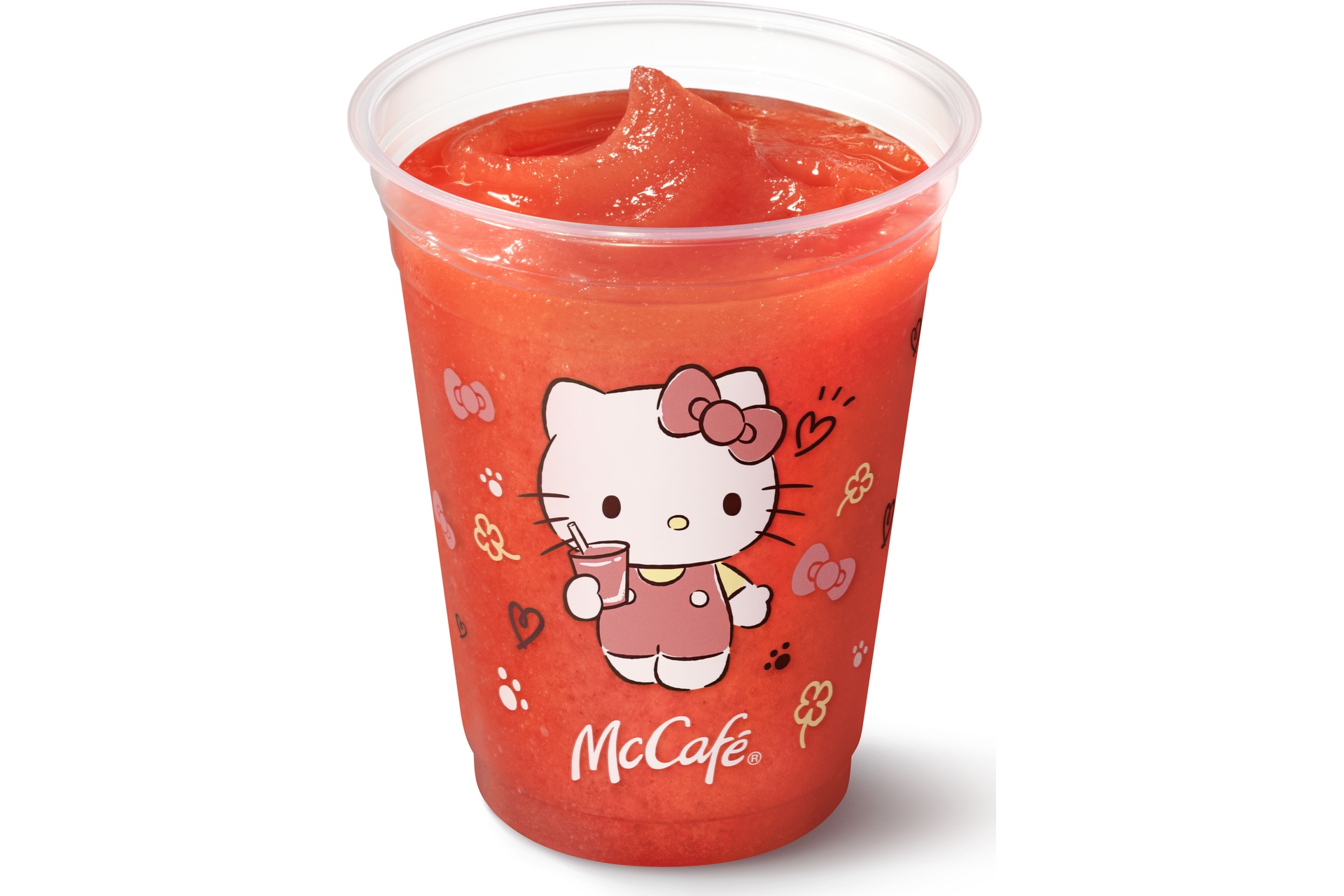 ハローキティのジューシーいちごスムージー