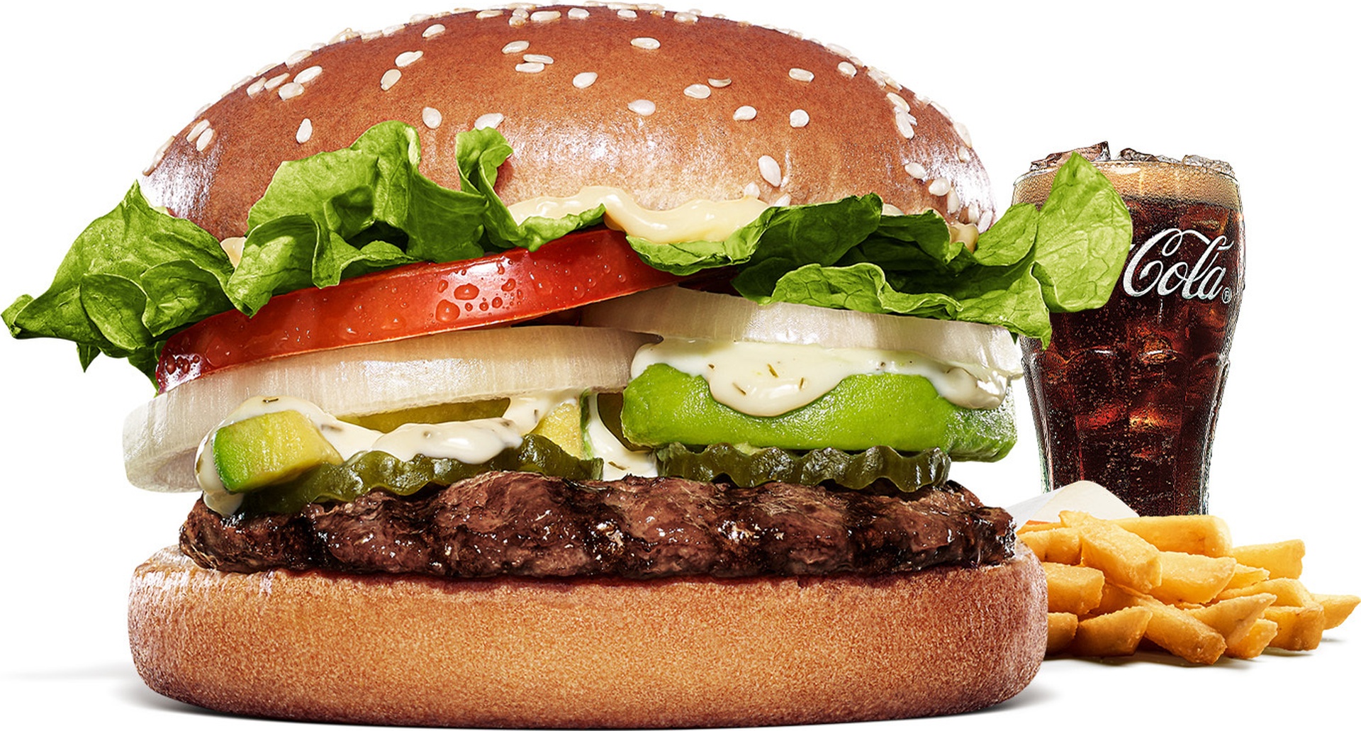 クリーミーマヨ アボカドワッパー Jr.（単品630円、セット700円）