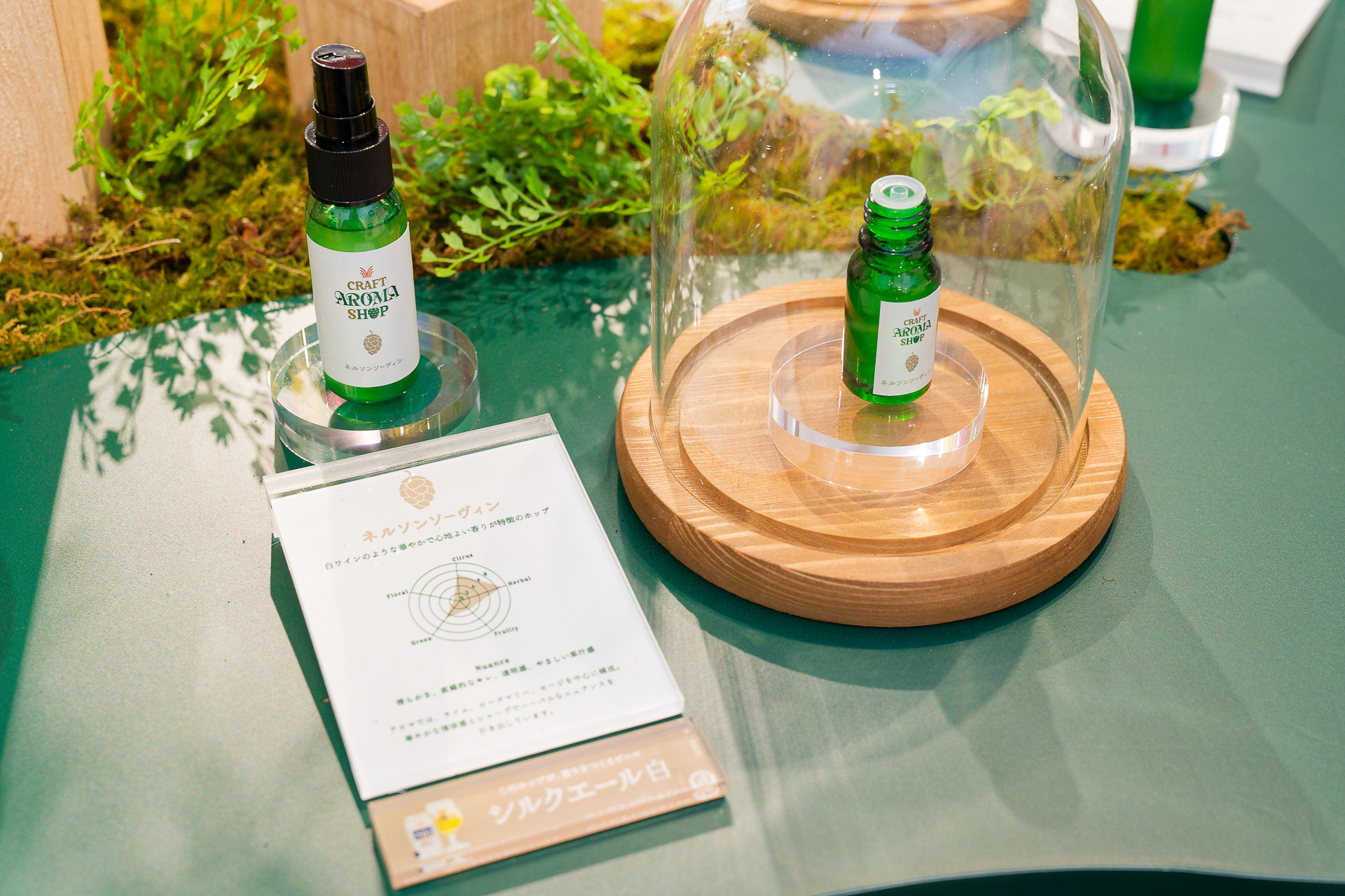 「シルクエール 白」に使用されている「ネルソンソーヴィン」をイメージしたアロマ