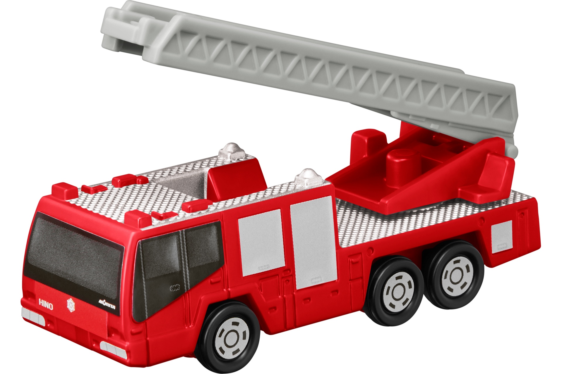 日野はしご付消防車（モリタ・スーパージャイロラダー）