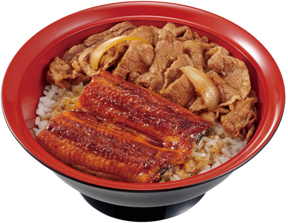 「うな牛」（並盛 1190円、ごはん大盛 1240円、特盛 1890円）