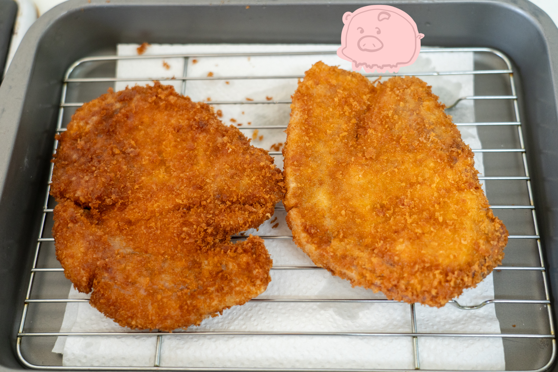 なんと、揚げ上がりに差が！