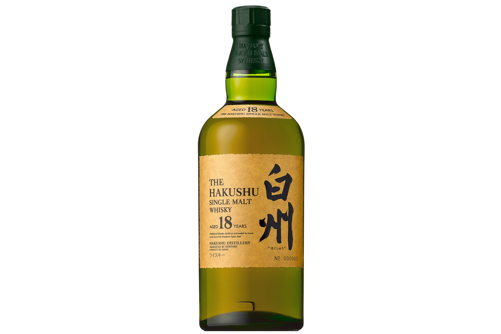 シングルモルトウイスキー白州18年