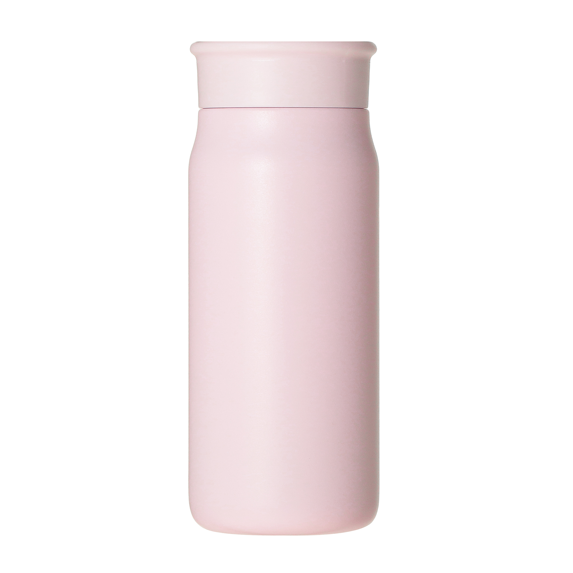 ギフトボックス入りリサイクルステンレスミニボトルマットピンクベージュ355ml